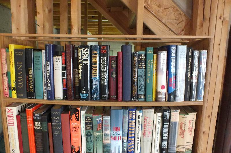 Four Tall Wood/Laminate Bookcases