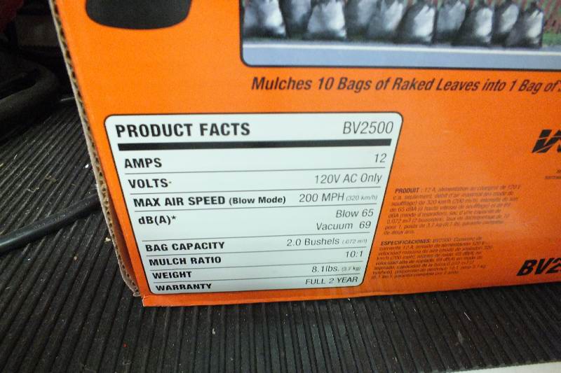 Pressure Washer/Blower Vacuum