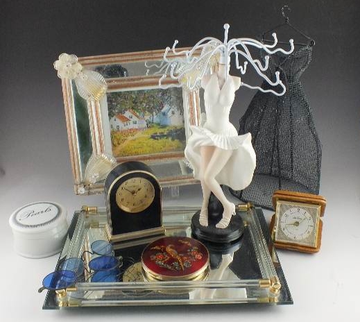 Collection of Vanity Decorative Items