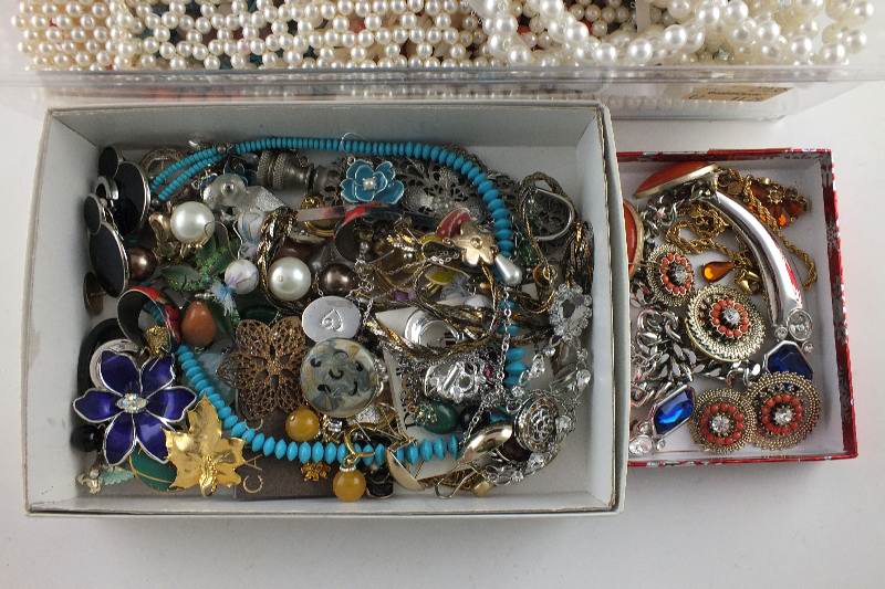 Collection of Ladies Costume Jewelry and Accessories