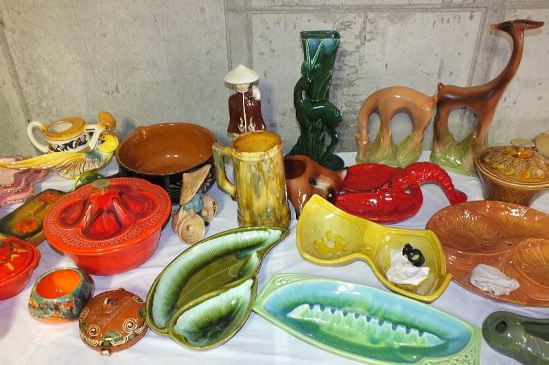 A plethora of pottery pieces 