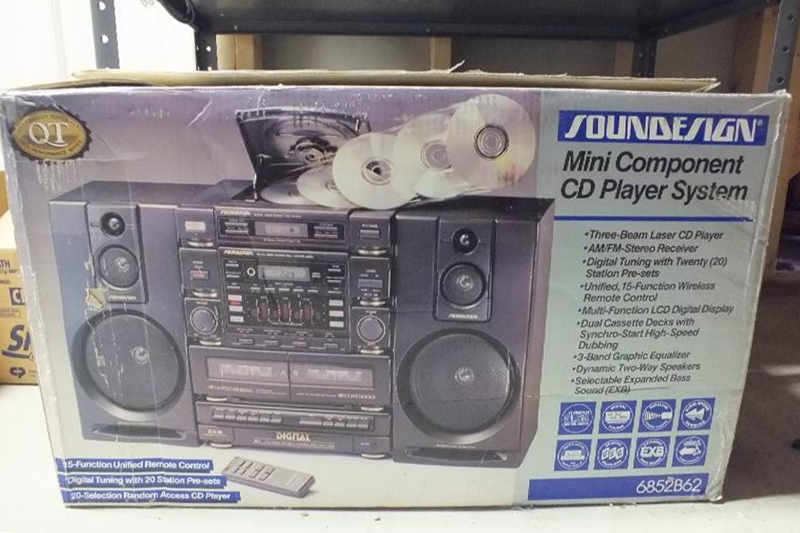 Sound Design Mini Component CD Player