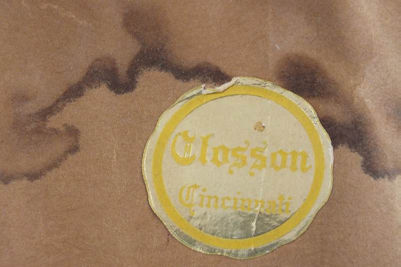 Framed Asian Wood Block Print "Bird and Poppy"