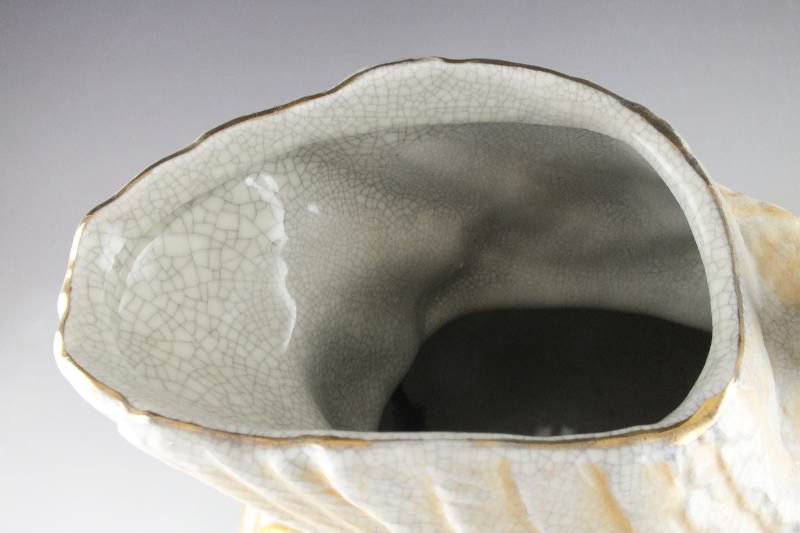 Pair of impressive bird figural pottery pitchers