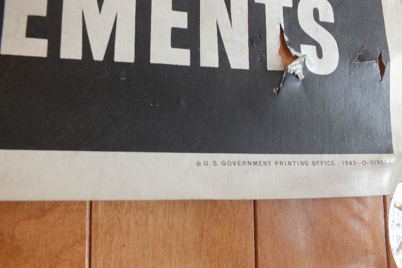 A Group of War Related posters circa 1940