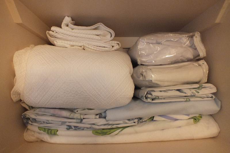 Generous assortment of Bathroom accessories