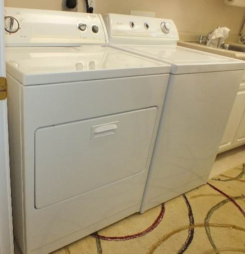 Whirlpool Electric Dryer and Maytag Washer
