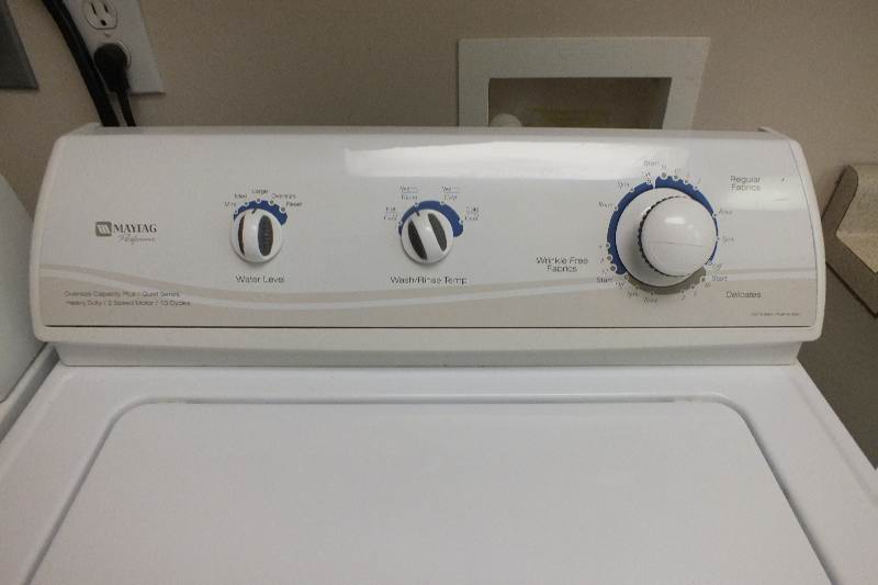 Whirlpool Electric Dryer and Maytag Washer