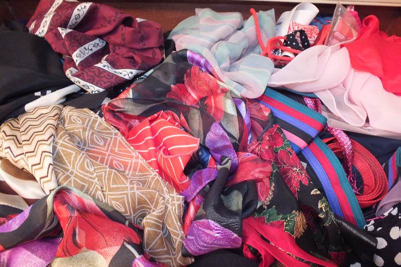 A Plethora of Scarves & Accessories