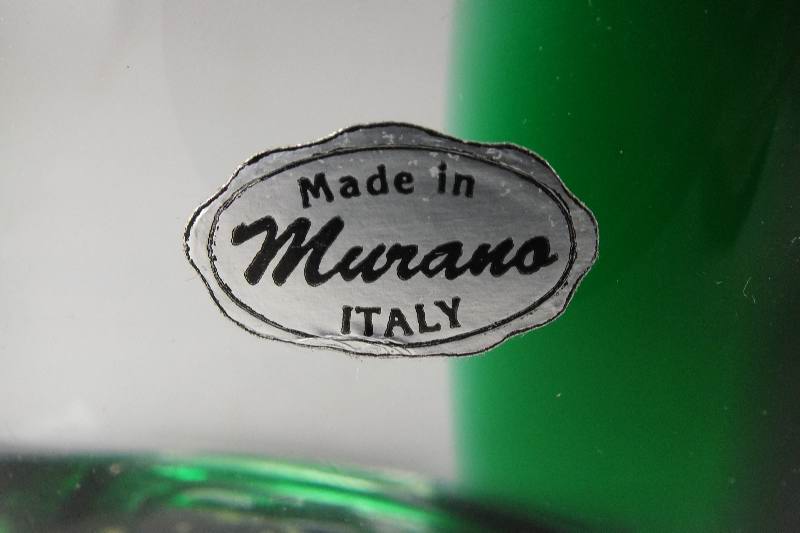 Pair of Horse Hand Blown Glass Figural