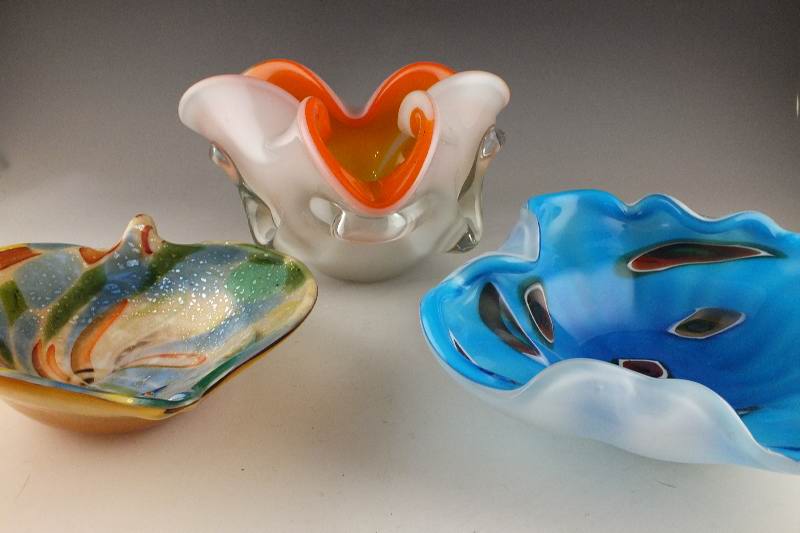 Hand Blown Glass Bowl