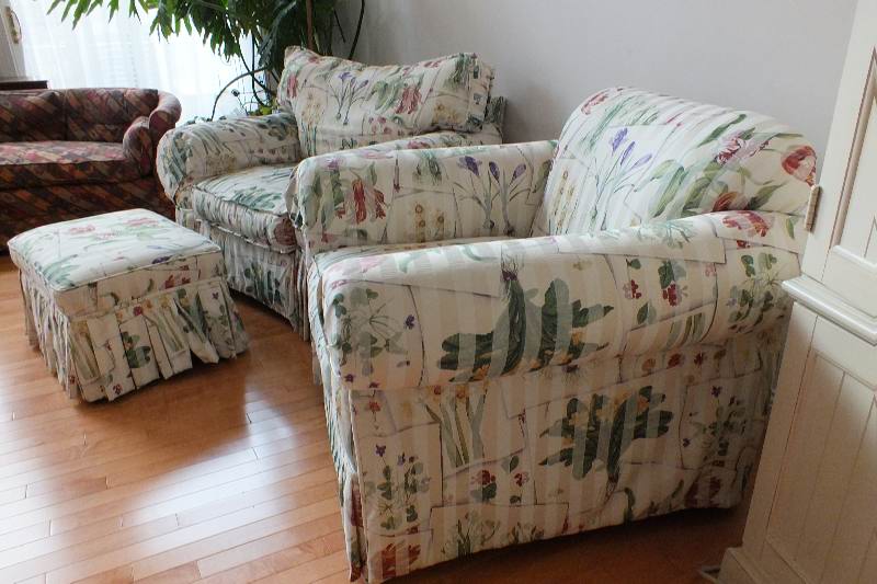 Upholstered Oversize Club Chairs