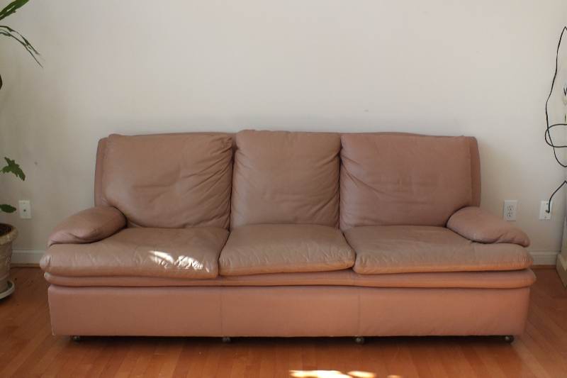 Contemporary Leather Sofa