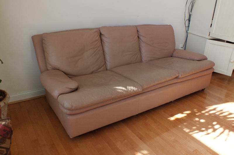 Contemporary Leather Sofa