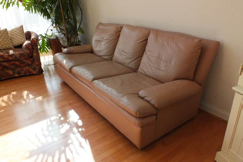 Contemporary Leather Sofa