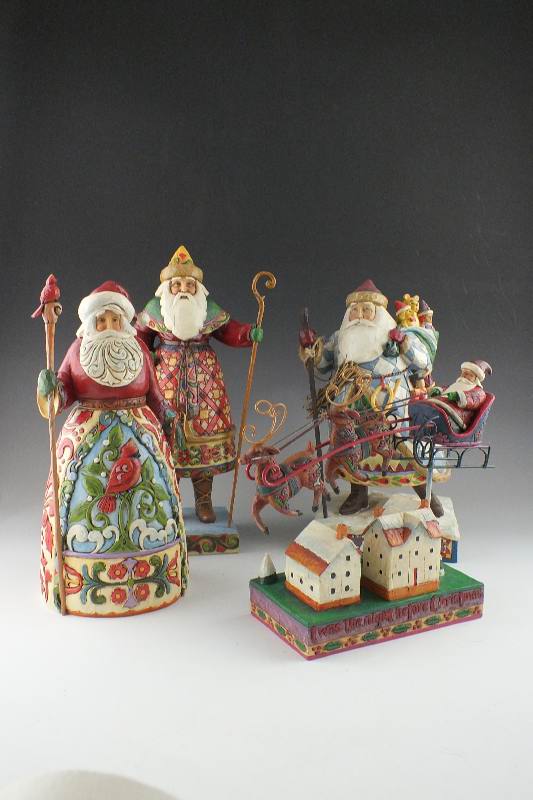 Jim Shore Heartwood Santa Figurals