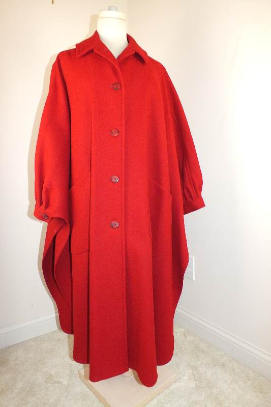 Wool Pendleton "Cape Coat"