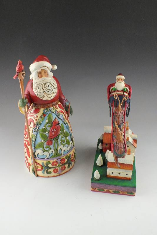 Jim Shore Heartwood Santa Figurals