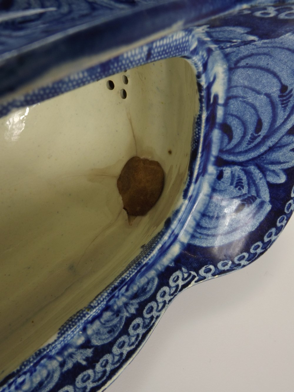 Antique Staffordshire Transferware Teapot