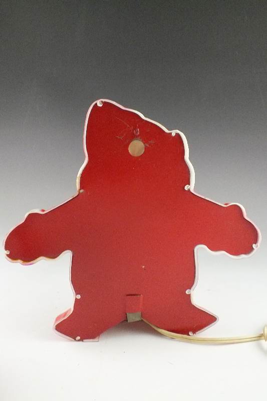 Two Vintage Santa figures & Night Light