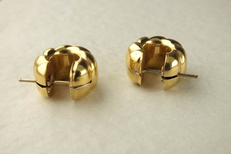 Gold Pierced Earrings