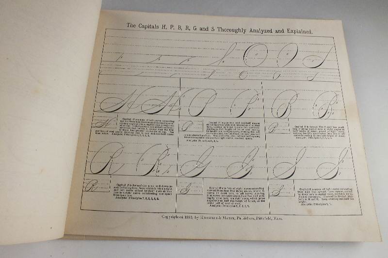 1881 "Real Pen Work Penmanship Book"