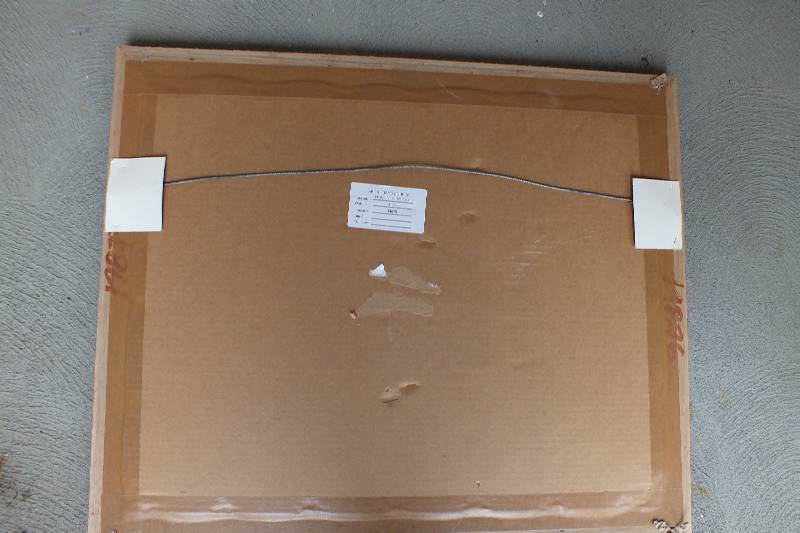 Signed and numbered  Floral print.