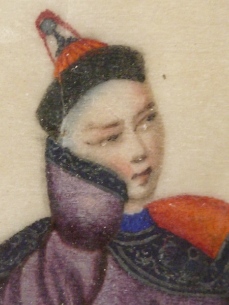 Miniature Chinese Portrait Painting 
