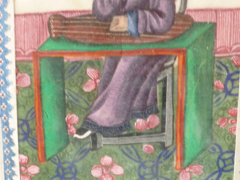 Miniature Chinese Portrait Painting 