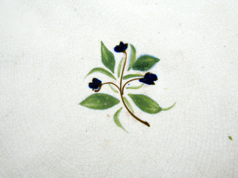 Antique Hard Paste porcelain Bowl