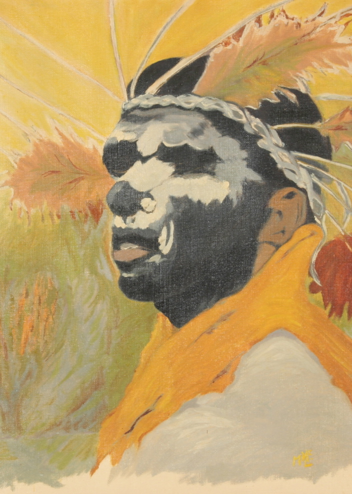 Original Oil on Academy Board