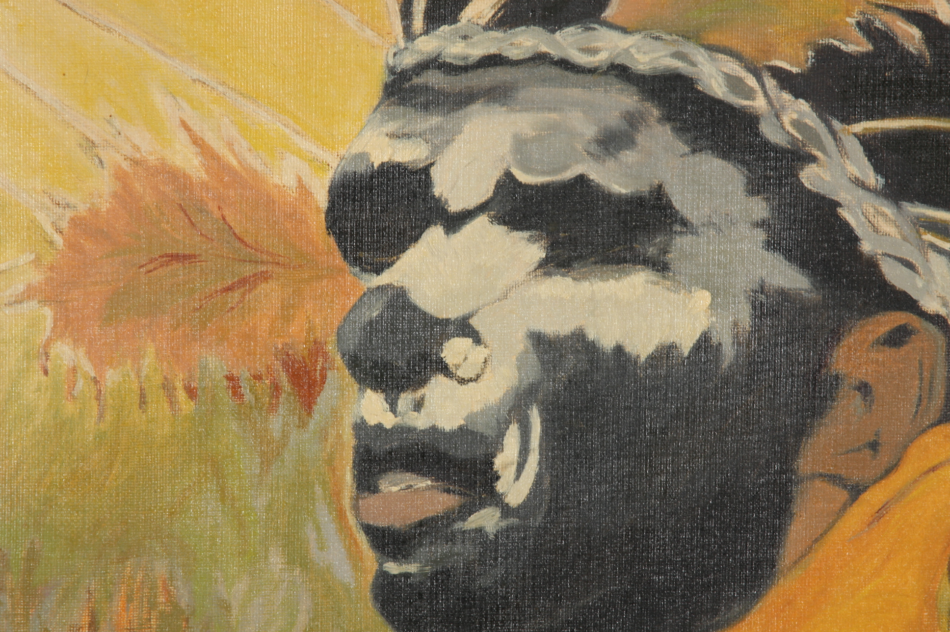 Original Oil on Academy Board