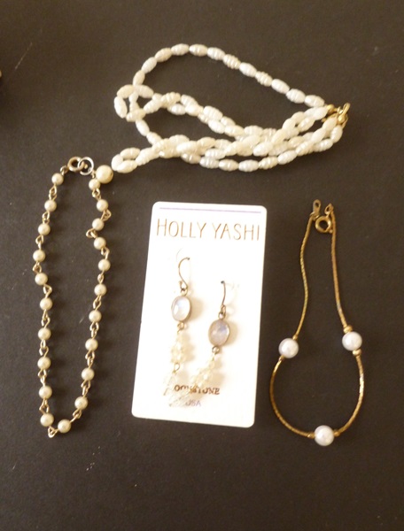 Vintage Pearl Costume Jewelry 