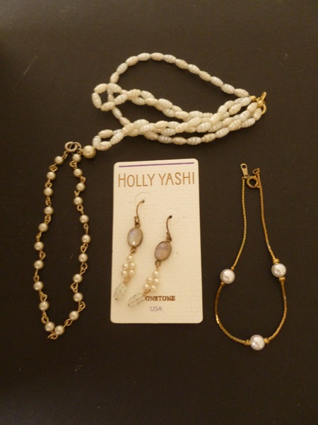Vintage Pearl Costume Jewelry 