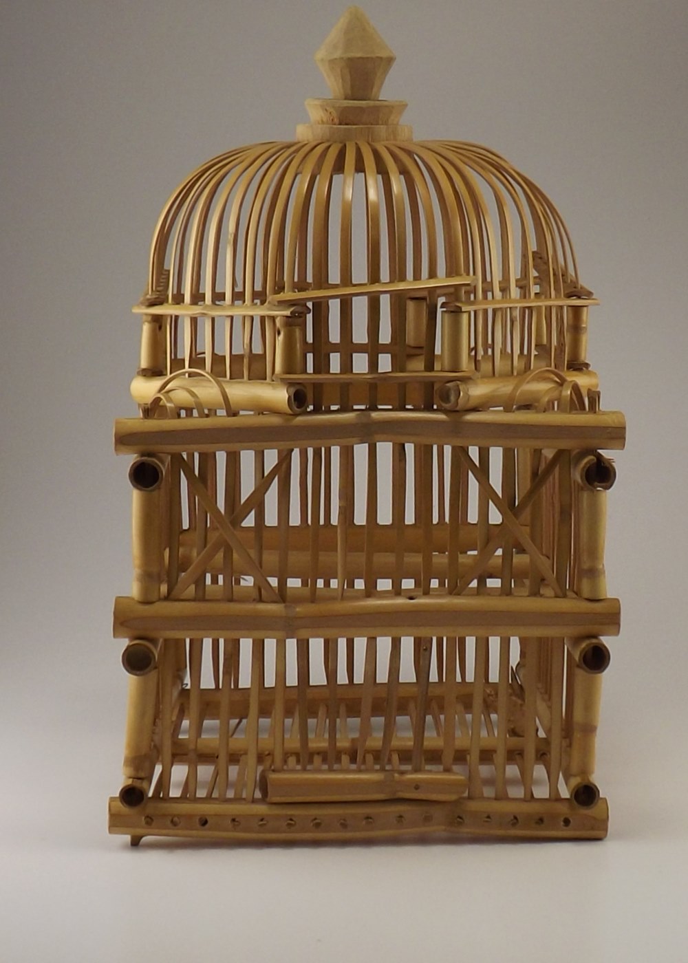 Vintage Bamboo Bird Cage