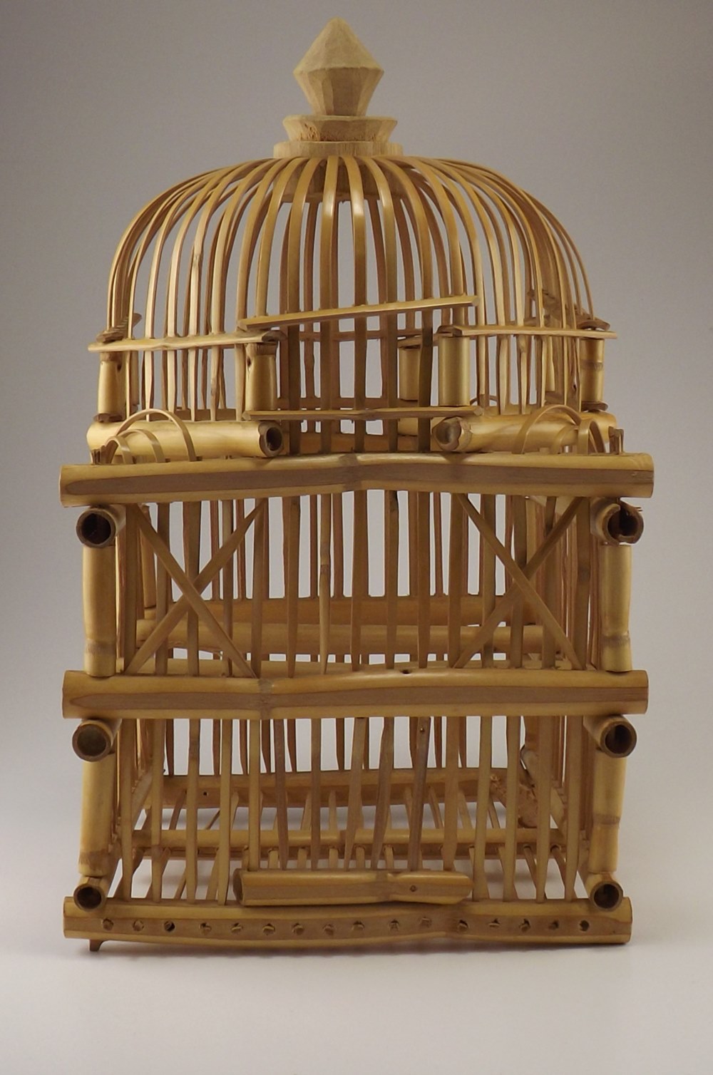 Vintage Bamboo Bird Cage