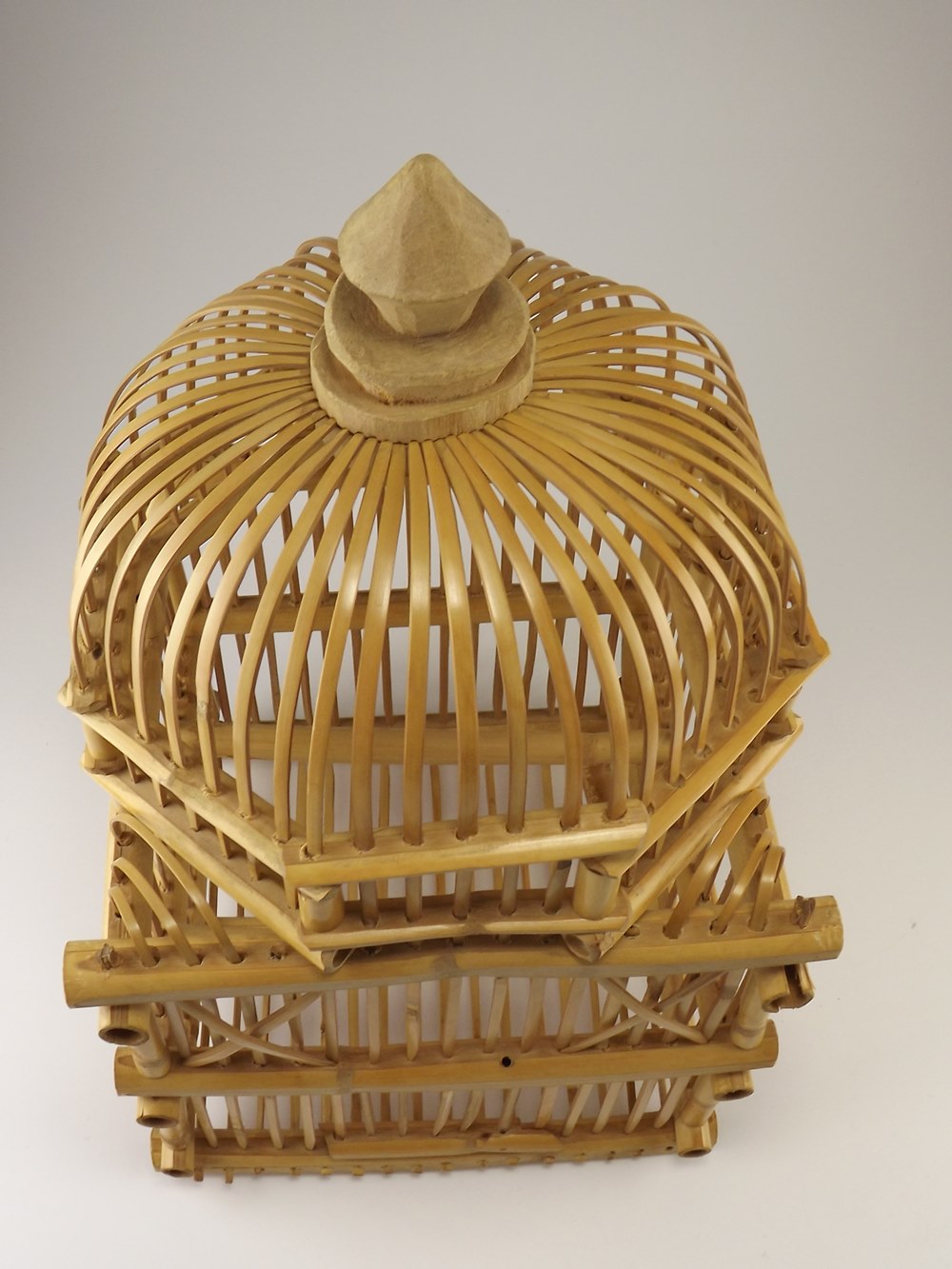 Vintage Bamboo Bird Cage