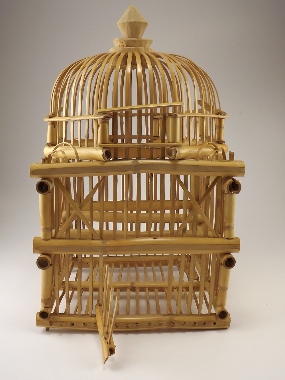 Vintage Bamboo Bird Cage
