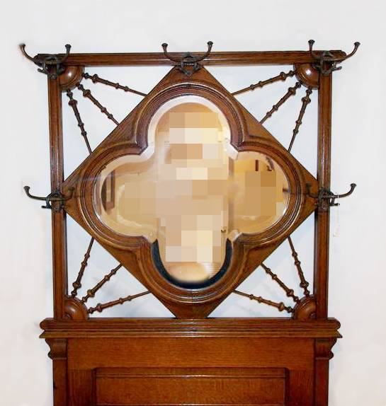 Fabulous Antique Oak Hall Tree