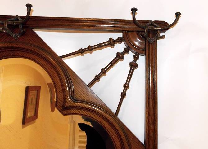 Fabulous Antique Oak Hall Tree
