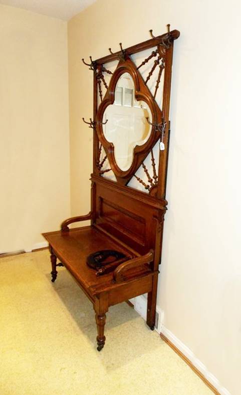 Fabulous Antique Oak Hall Tree
