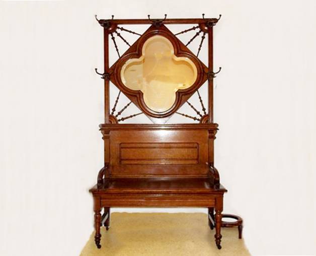 Fabulous Antique Oak Hall Tree