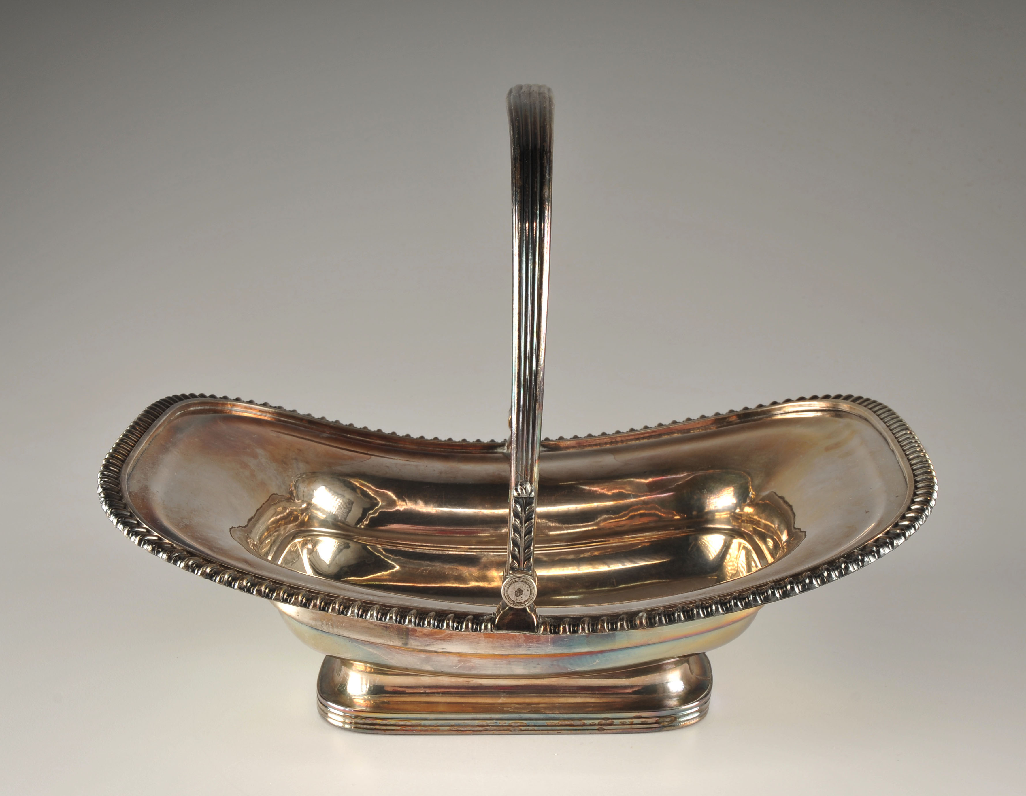 Antique Nathaniel Smith and Co. Victorian Silver Plate Eagle Motif Basket