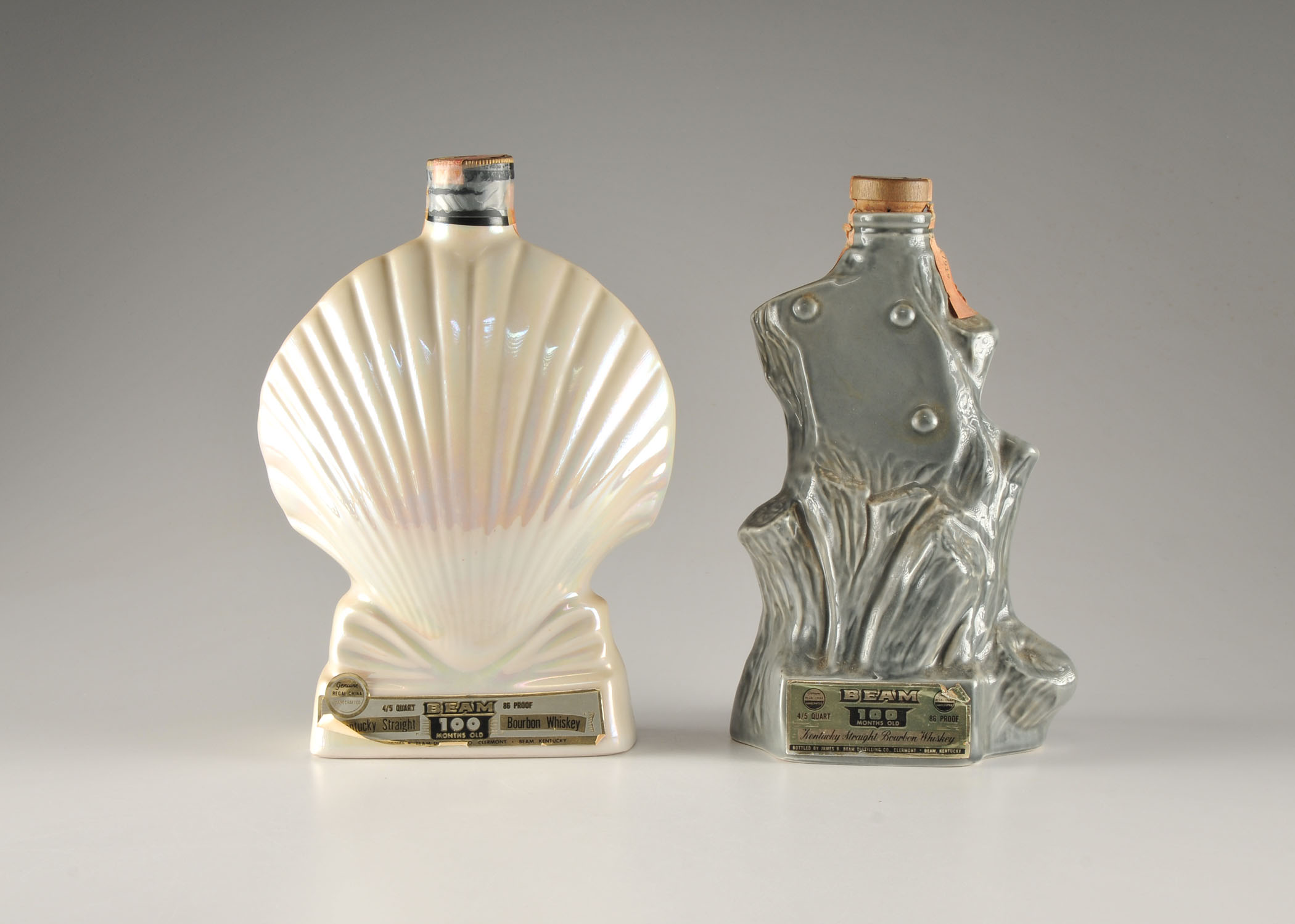 Two collectible vintage Jim Beam bottles 