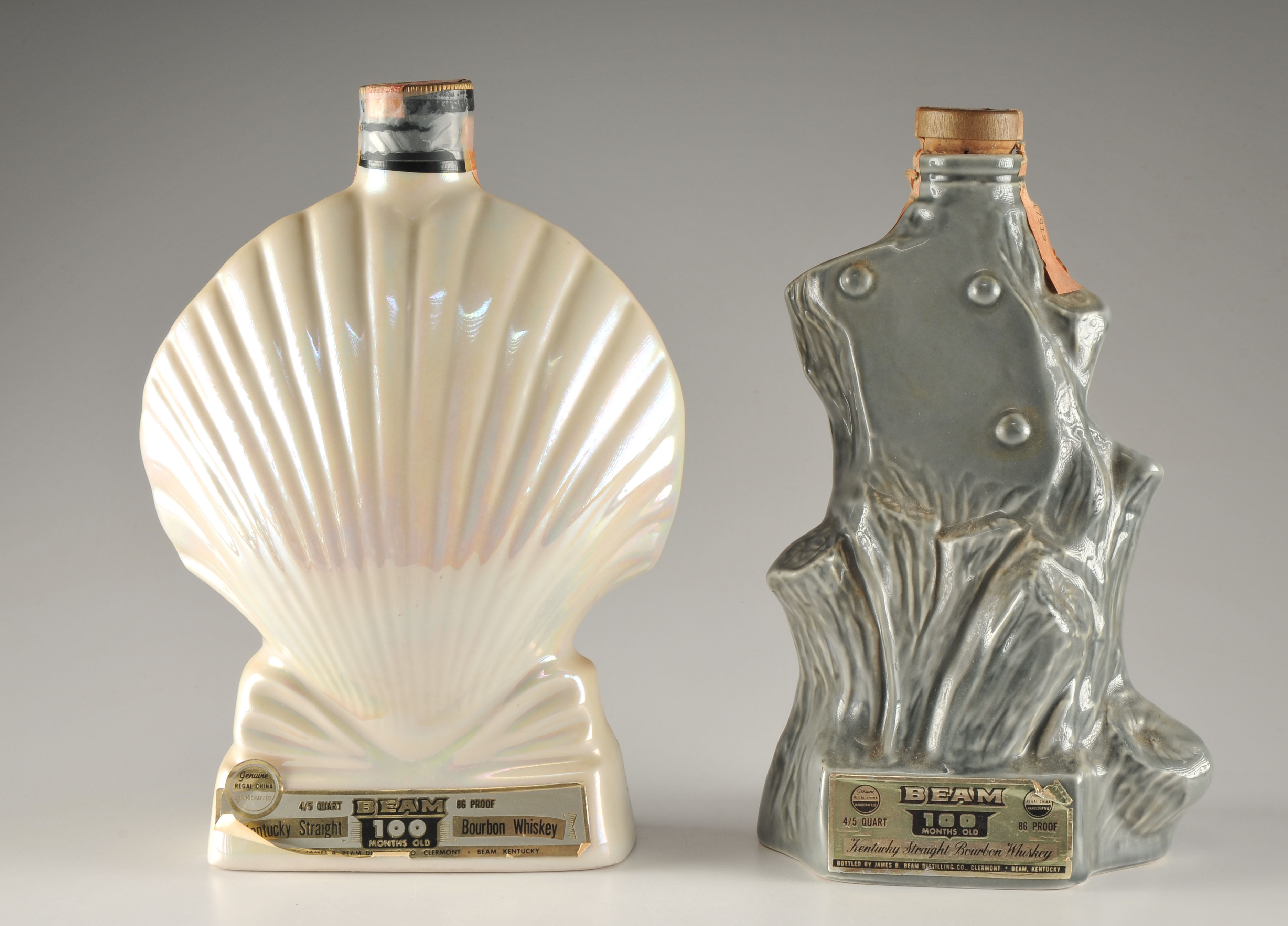 Two collectible vintage Jim Beam bottles 