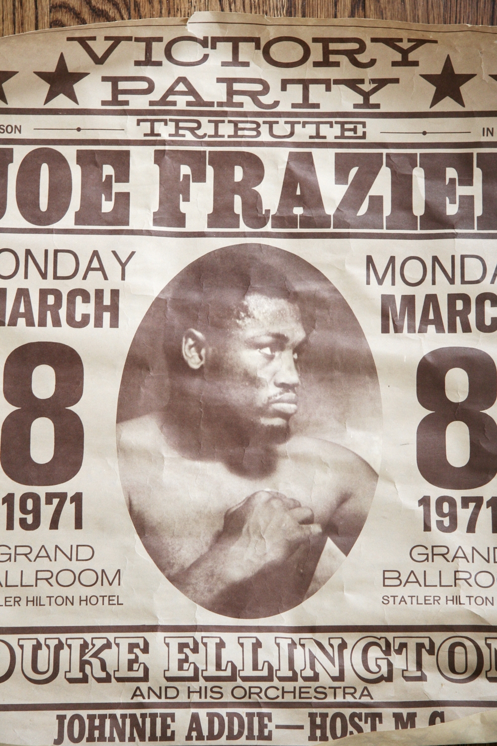 Original Joe Frazier Poster
