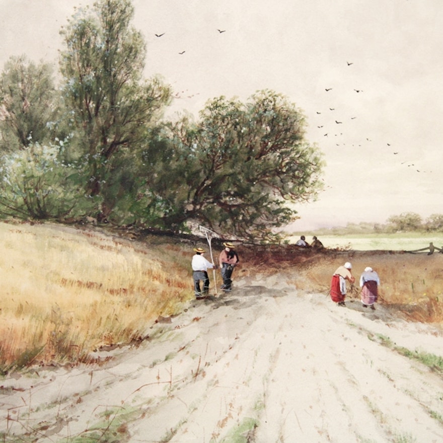 S. A. Mulholland Watercolor
