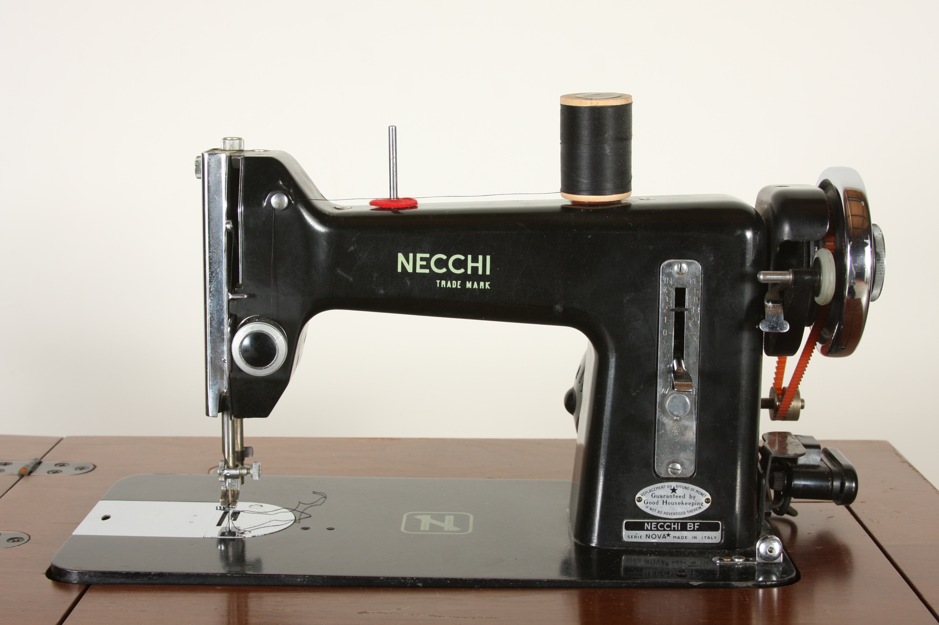 Necchi BF Nova Sewing Machine in Stand, Circa 1952