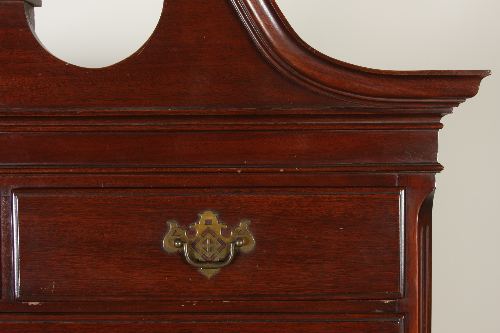  Kling Factories, Chippendale-style Mahogany Highboy