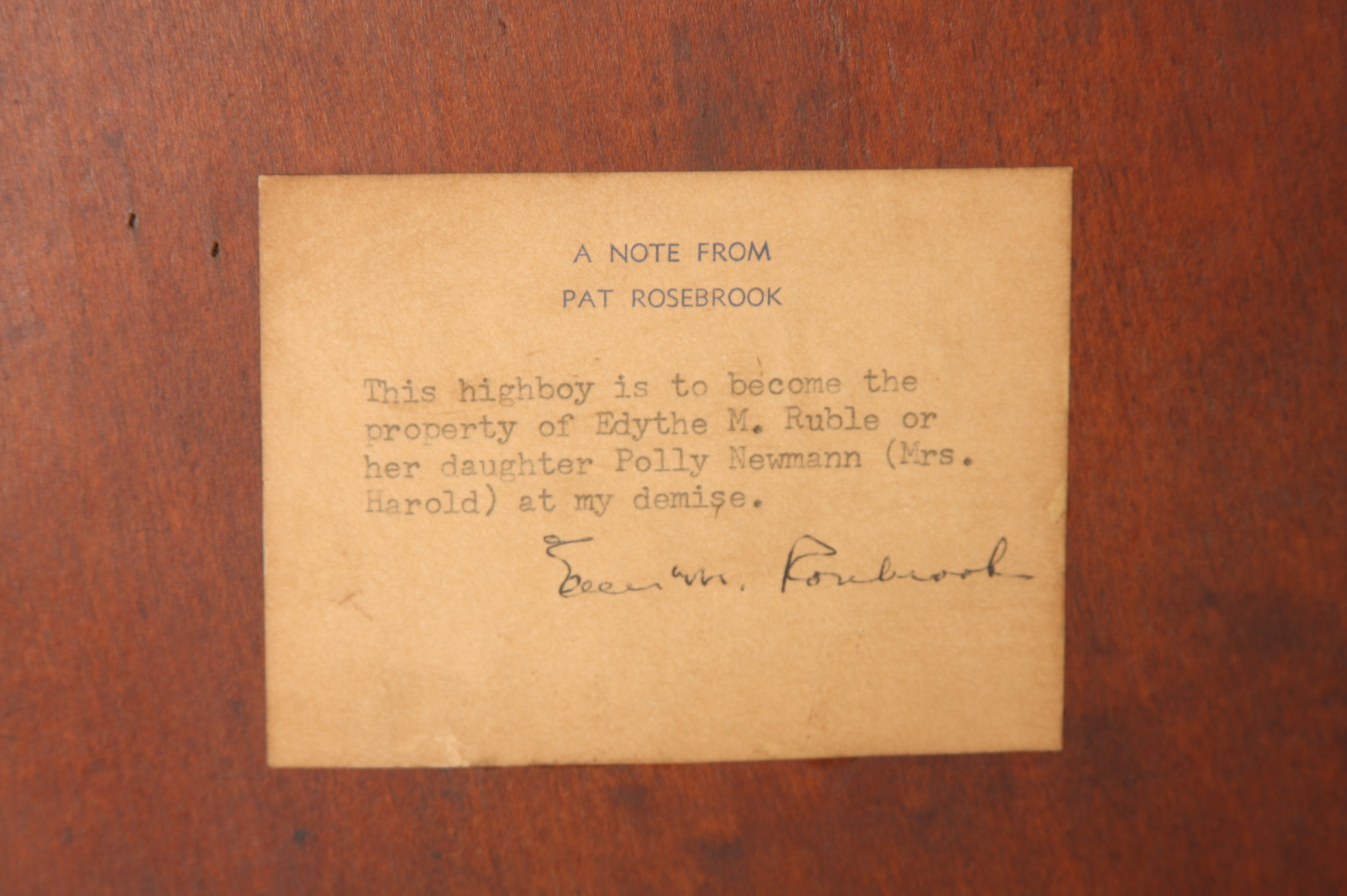  Kling Factories, Chippendale-style Mahogany Highboy